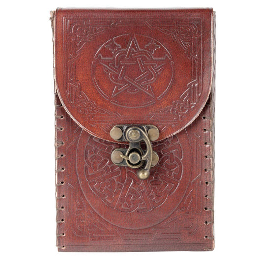 Pentagram Tarot Card Holder - Spiral Circle