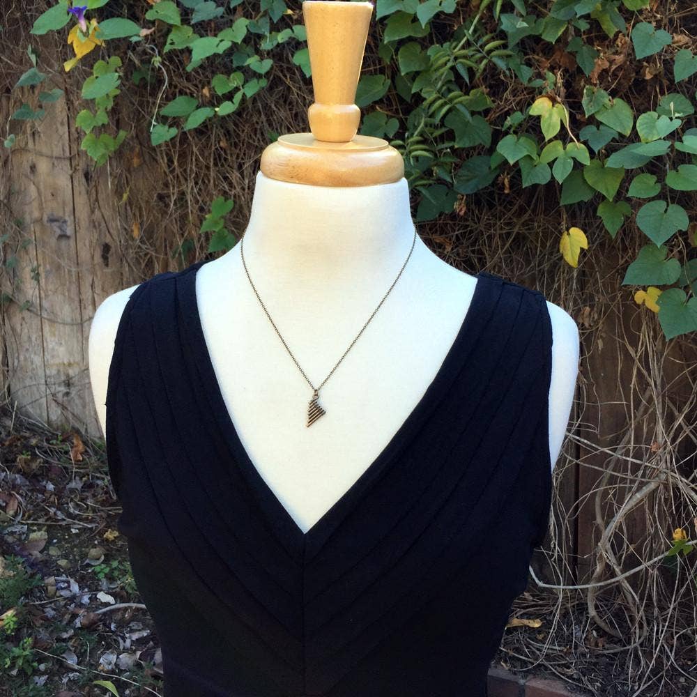 Peter Pan Flute Pipes Necklace - 18