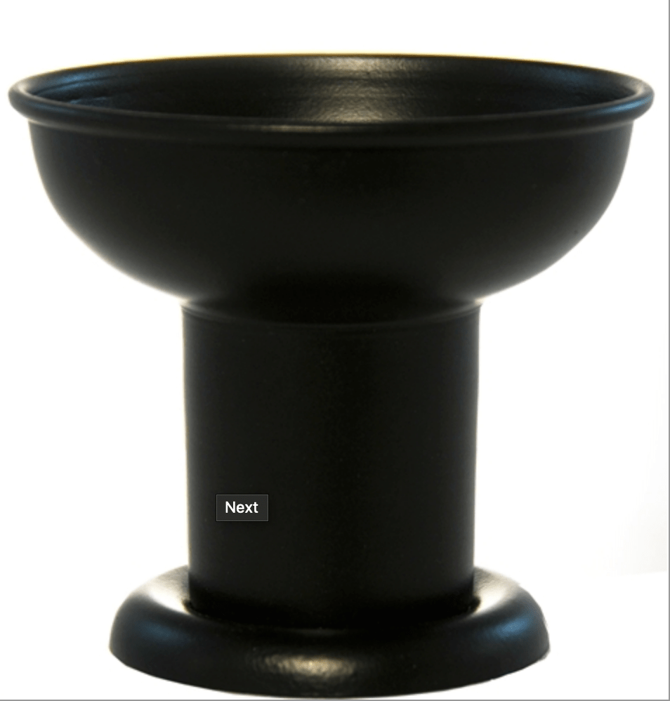 Pillar Candle Holder - Spiral Circle