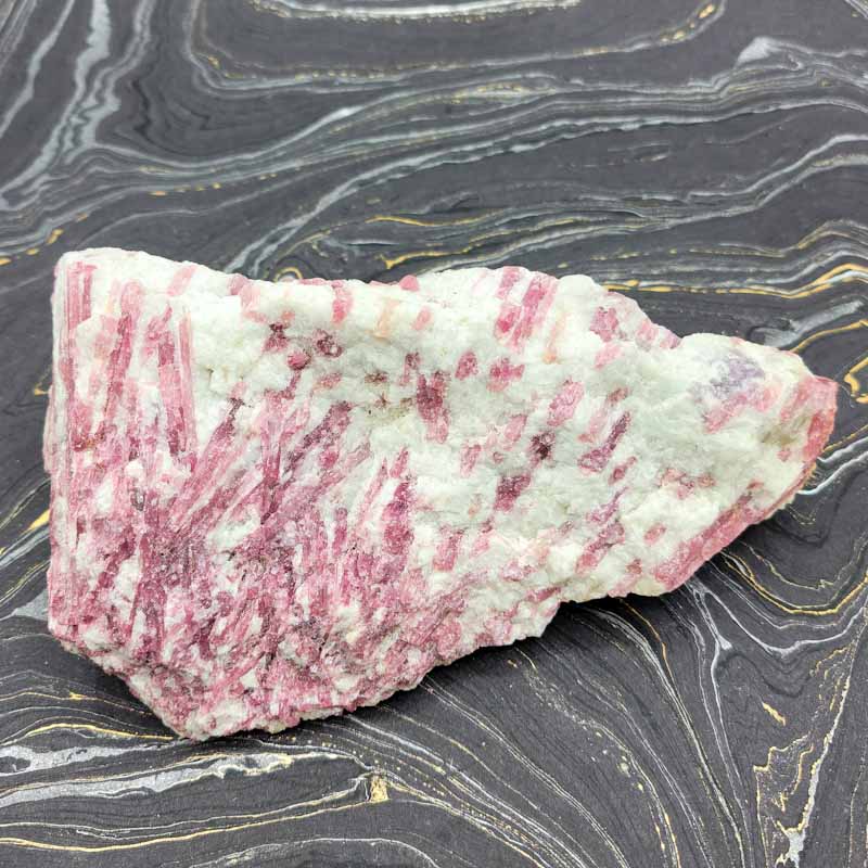 Pink Tourmaline Statement Piece | Raw - Spiral Circle