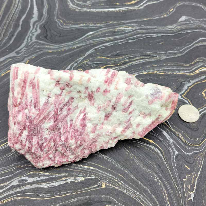 Pink Tourmaline Statement Piece | Raw - Spiral Circle