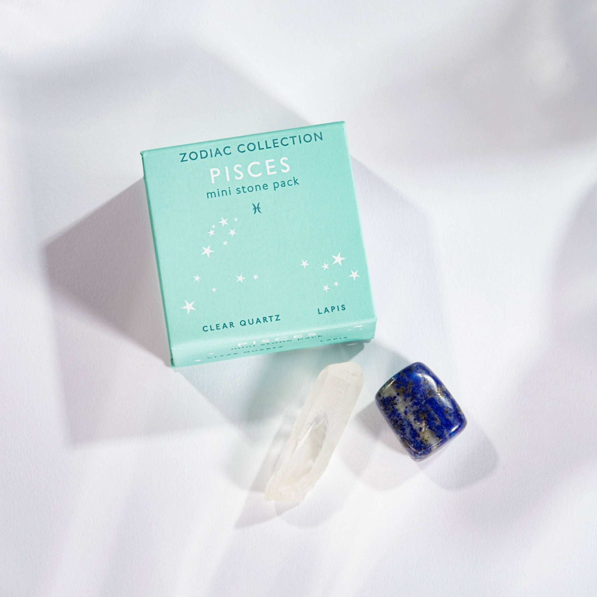 Pisces Zodiac Mini Crystal Pack - Spiral Circle