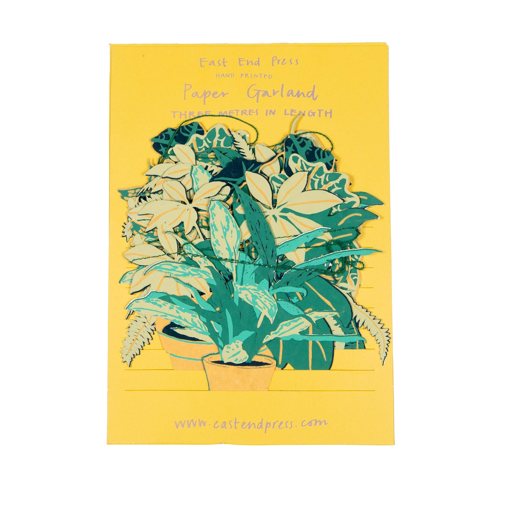 Plant Pot Garland - Spiral Circle