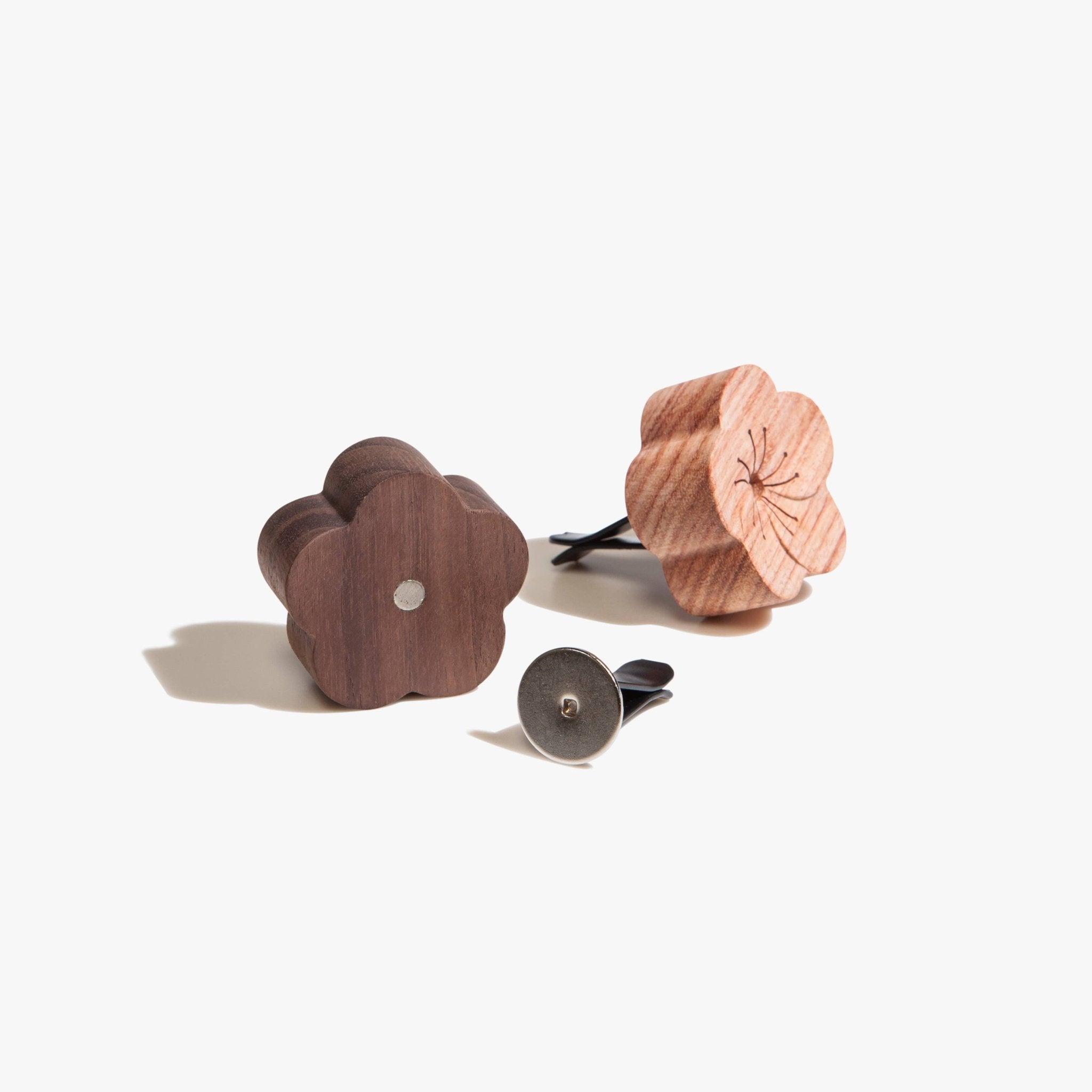 Plum Blossom Wood Diffuser For Car - Spiral Circle