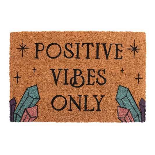 Positive Vibes Only Doormat Home Decor C/10 - Spiral Circle