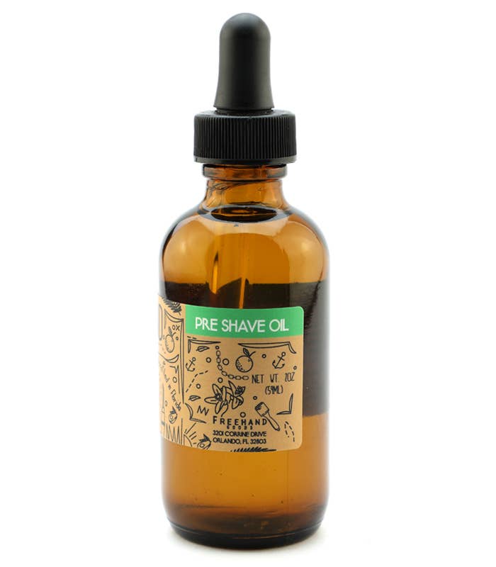 Pre Shave Oil - All Natural - Spiral Circle