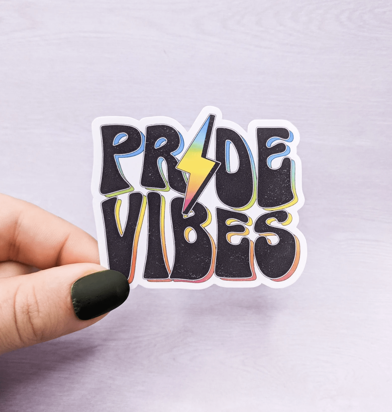Pride Vibes | Vinyl Sticker - Spiral Circle