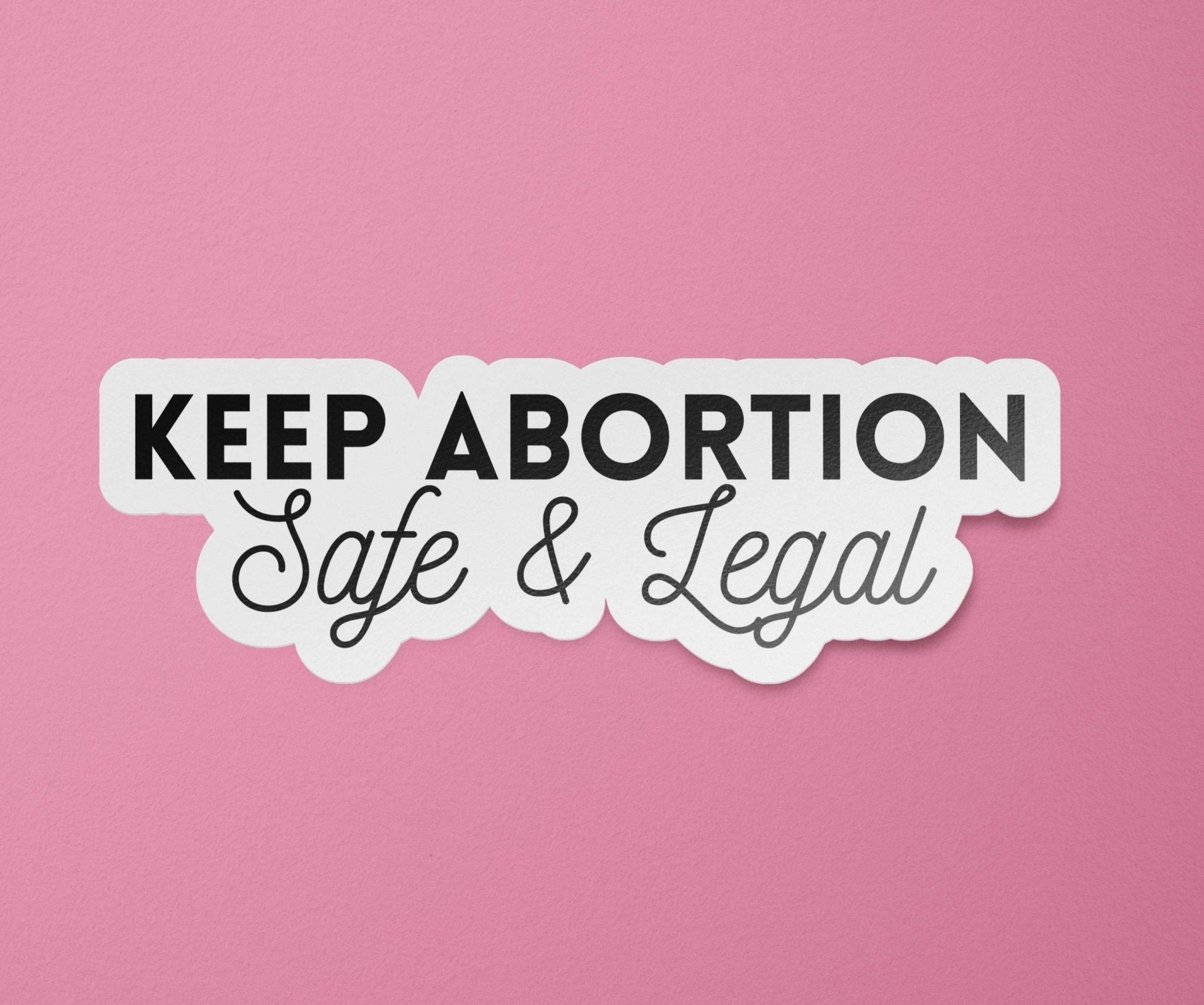 Pro Choice Sticker | My Body My Choice Decal | Feminist Sticker | Abortion Sticker | Pro-Choice | Keep Abortion - Spiral Circle