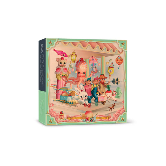 Puzzle 500 PC - Fiona Hewitt - Kingdom of Happy Joy - Spiral Circle