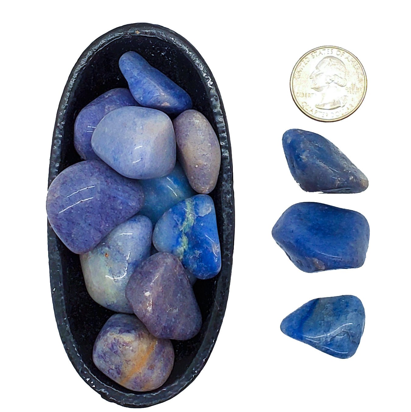 Quartz, Blue | Brings Order - Spiral Circle