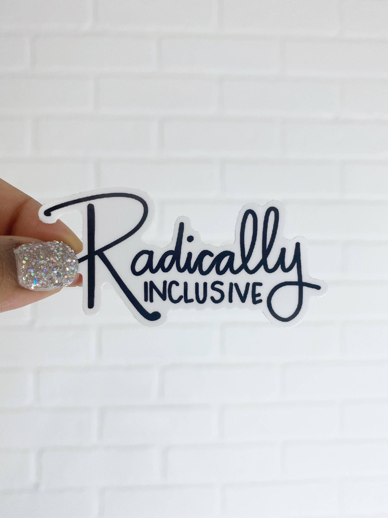 Radically Inclusive Sticker - Spiral Circle