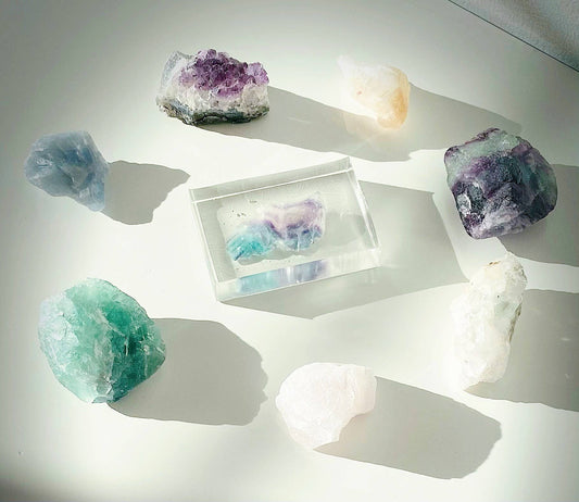 Rainbow Fluorite Crystal Soap | Ethereal - Spiral Circle