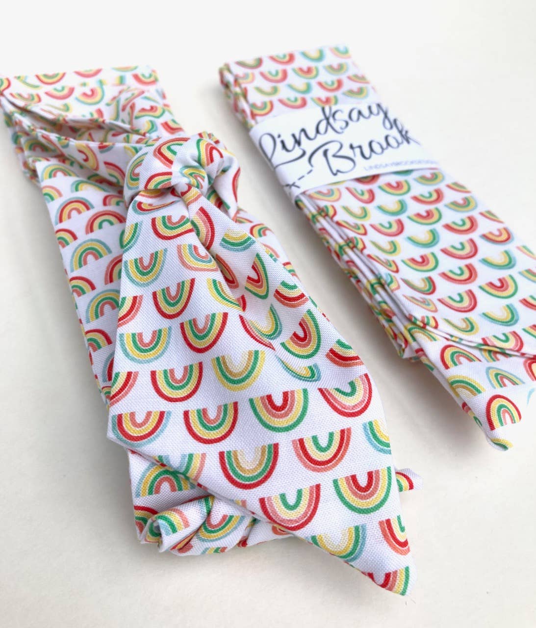 Rainbow Hair Scarf - Spiral Circle