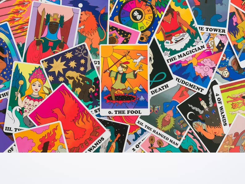 Rainbow Heart Tarot - Spiral Circle