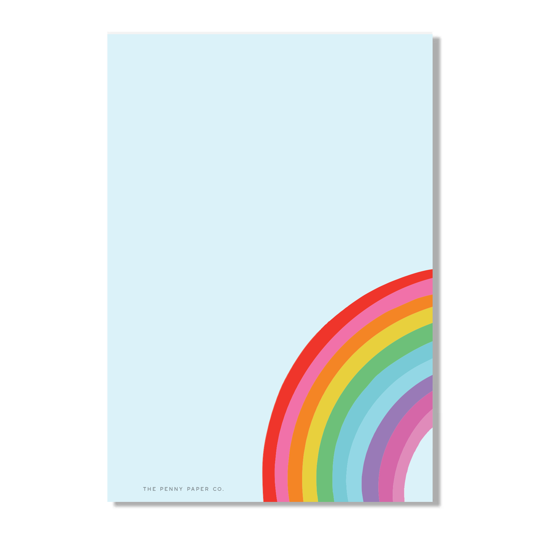 Rainbow Notepad - Spiral Circle