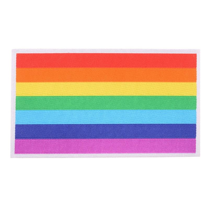 Rainbow Patch | Iron on Patch - Spiral Circle