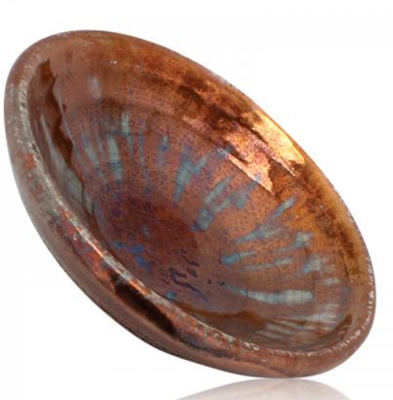 Raku Blessing Bowl | 3" - Spiral Circle