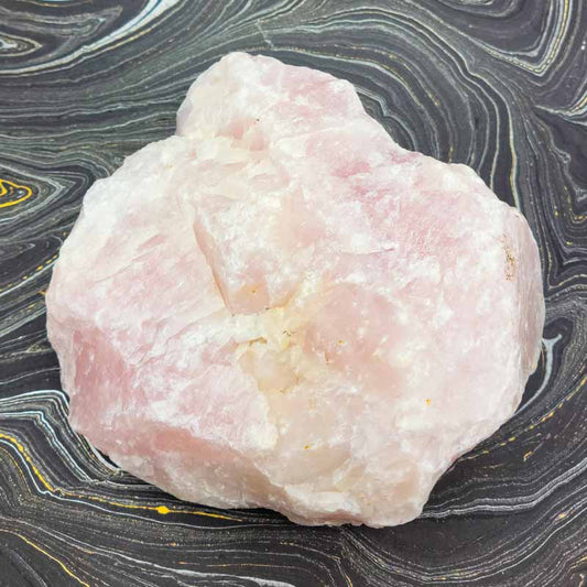 Raw Rose Quartz | Statement Piece | 9 lbs - Spiral Circle