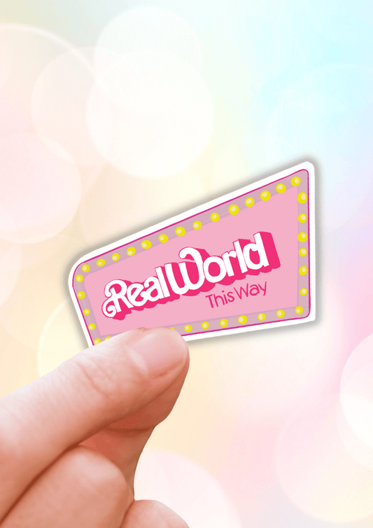 Real world Barbie sticker - Spiral Circle