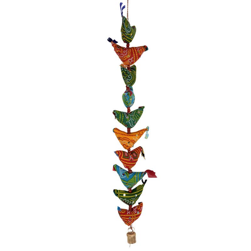 Recycled Ten Hens Garland - Spiral Circle