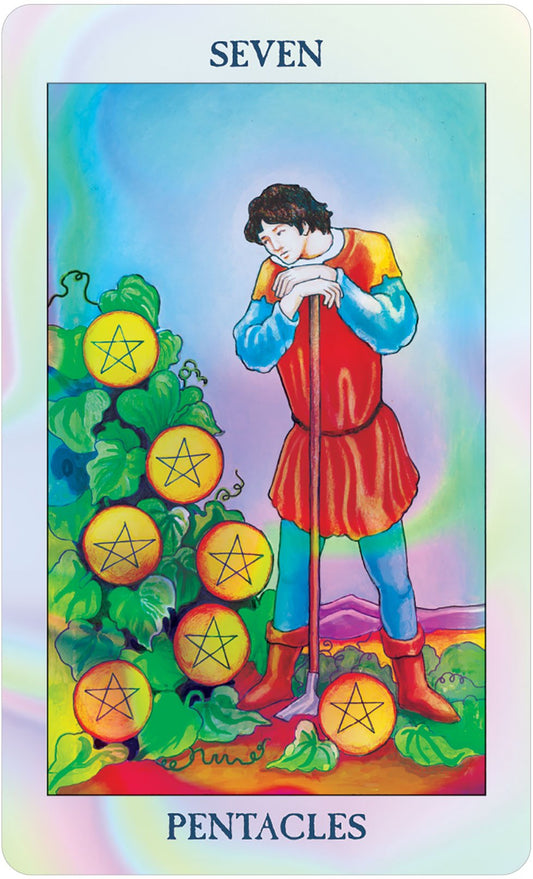 Reflective Tarot Featuring the Radiant Rider-Waite® Tarot [Holographic] - Spiral Circle