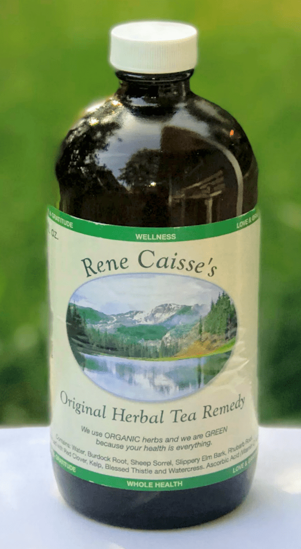 Rene Caisse’s Original Herbal Tea Remedy, Single Bottle - Spiral Circle