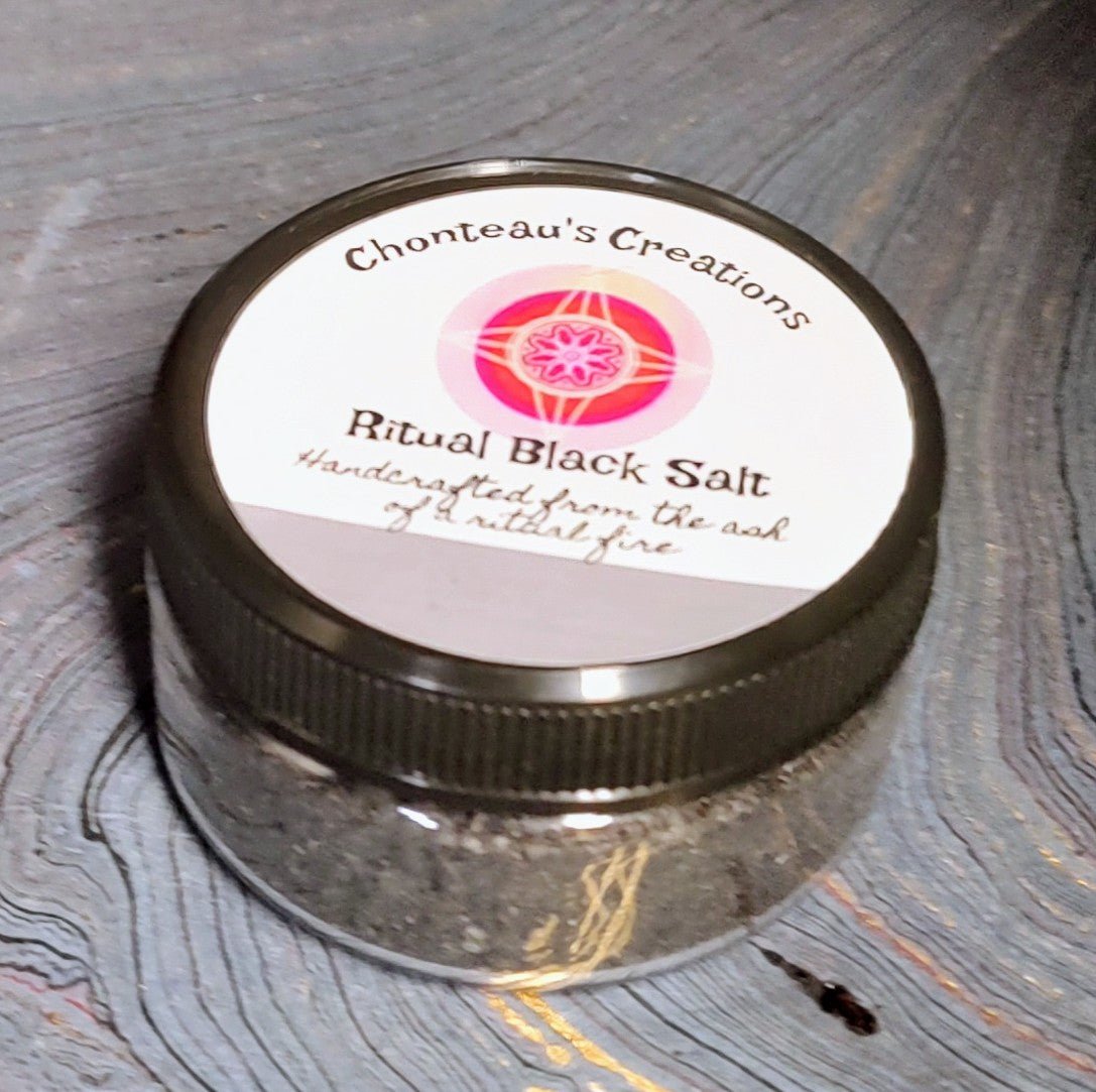 Ritual Black Salt | 1.5 oz. - Spiral Circle