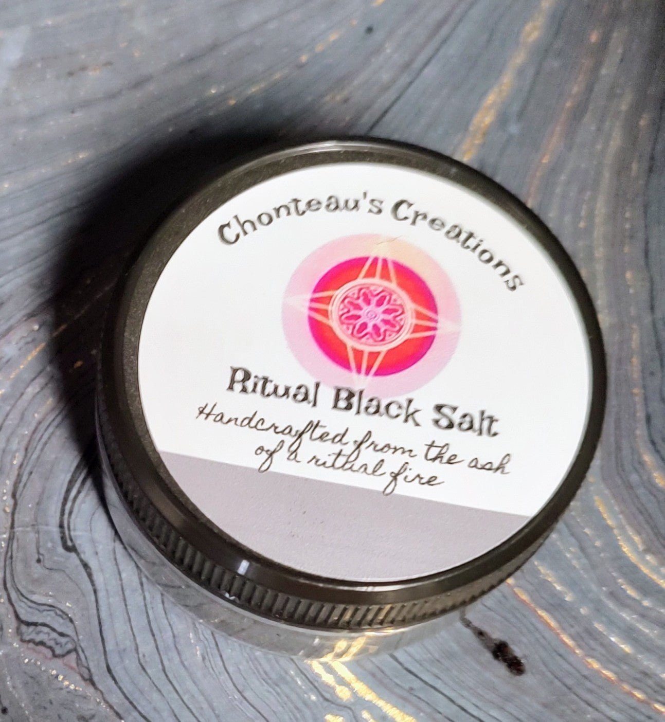 Ritual Black Salt | 1.5 oz. - Spiral Circle