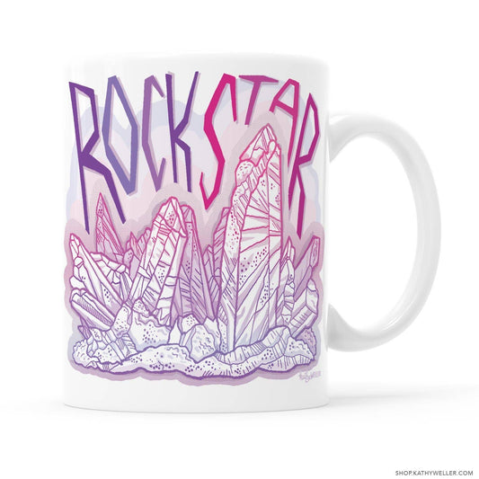 Rock Star Crystal Mug | 11oz - Spiral Circle