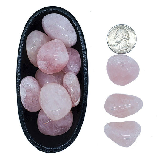 Rose Quartz | Tumbled | Stone of Love - Spiral Circle