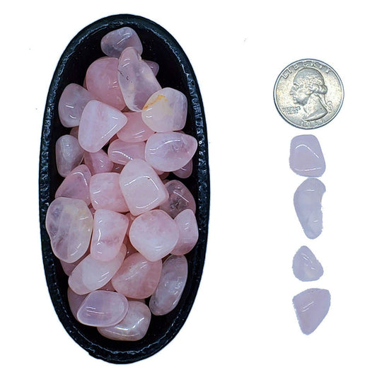 Rose Quartz | Tumbled | Stone of Love - Spiral Circle
