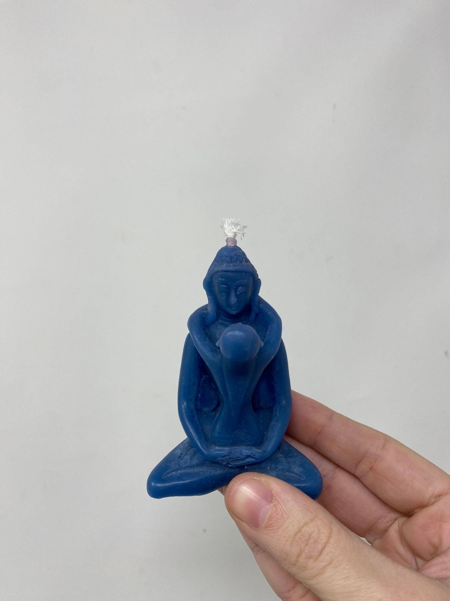 Sacred Union Beeswax Candle 3 Inches Tall - Spiral Circle