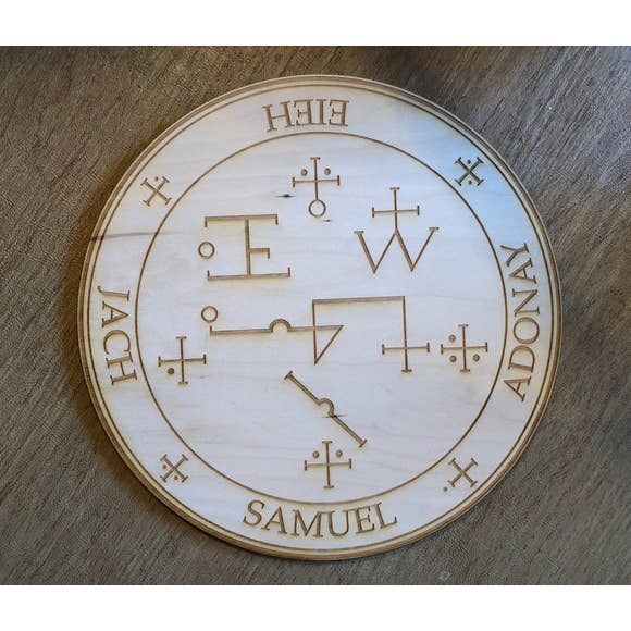 Samuel Crystal Grid | 6 inches - Spiral Circle