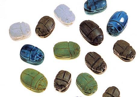 Scarab Beads - Spiral Circle