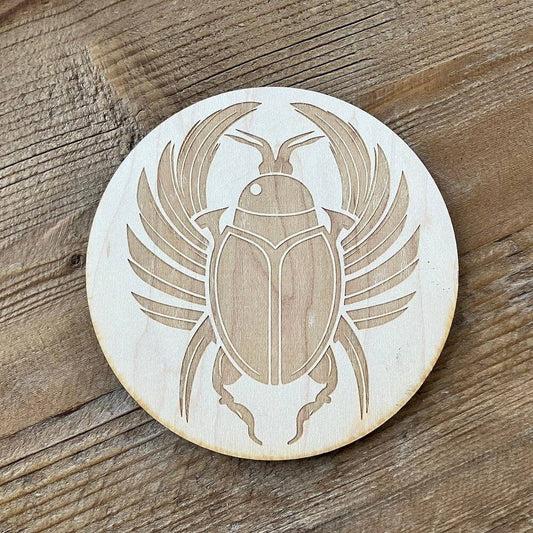 Scarab Crystal Grid - Spiral Circle