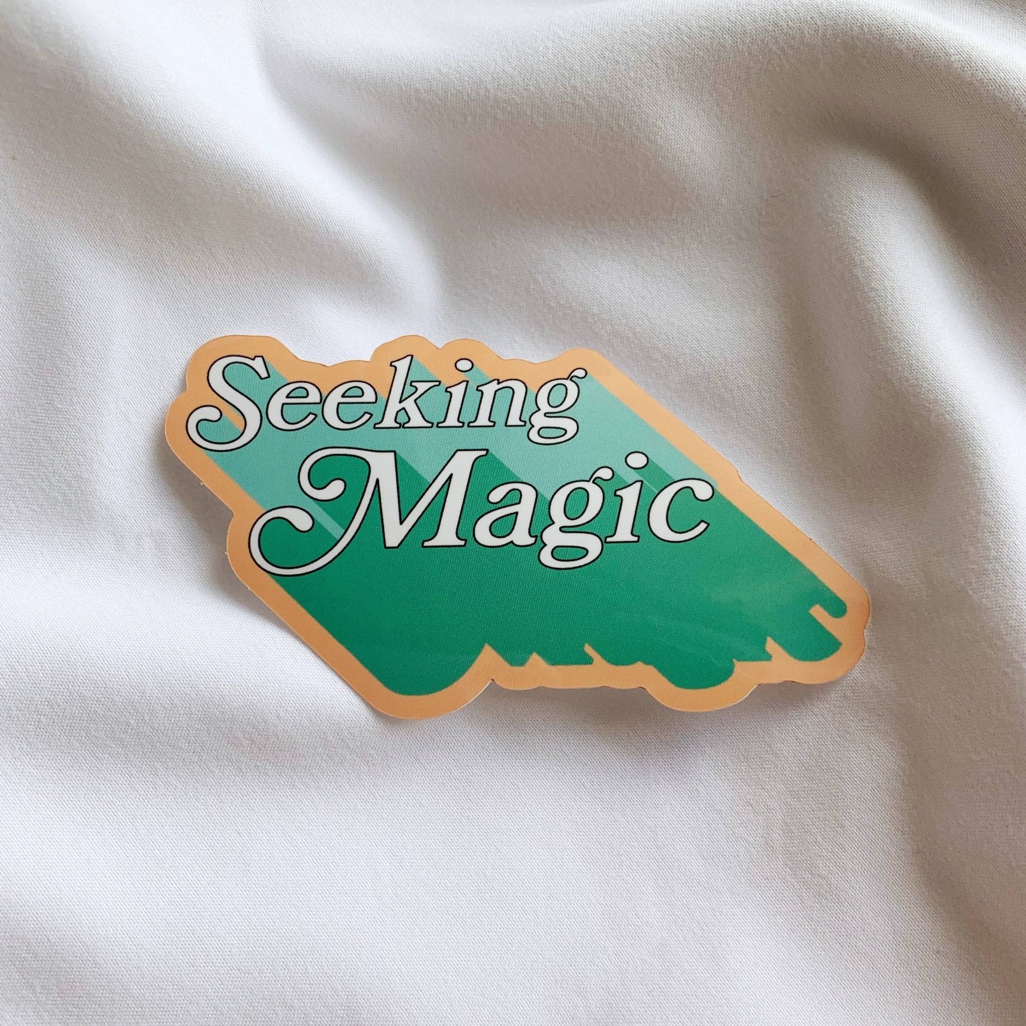 Seeking Magic Sticker - Spiral Circle