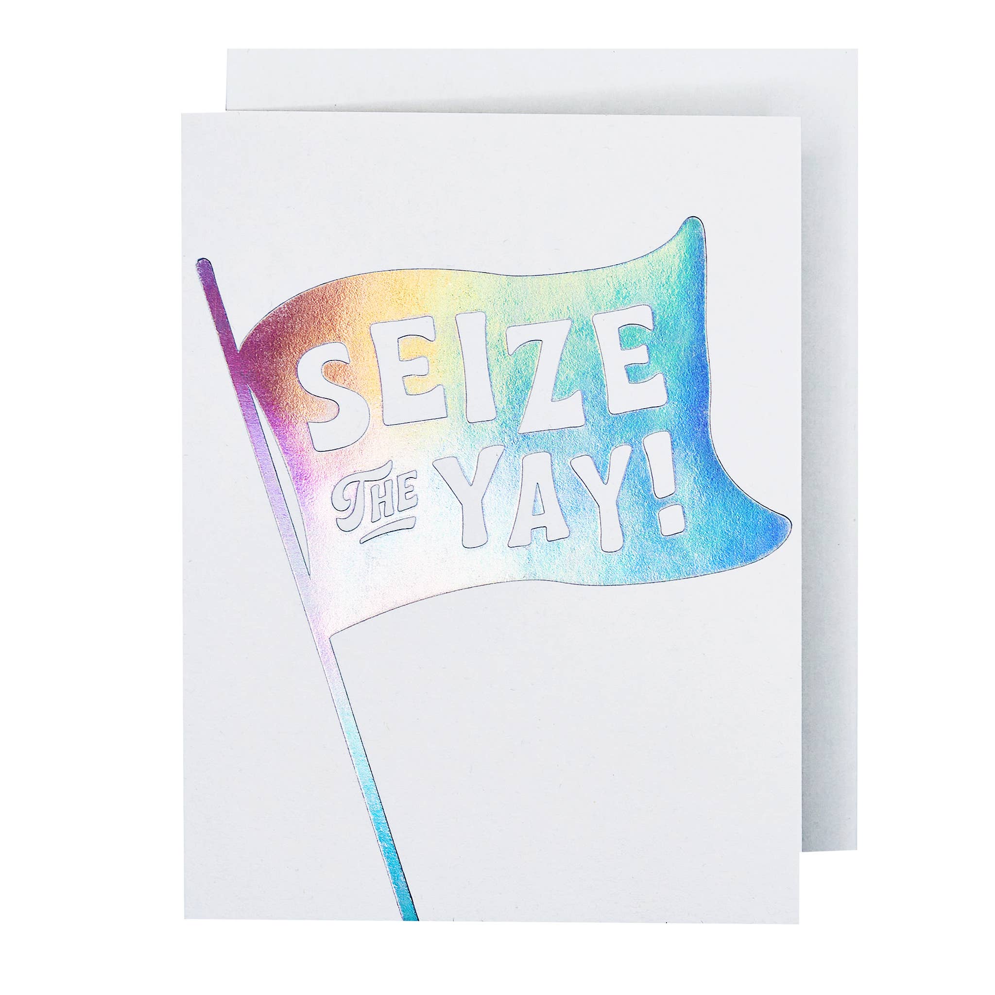 Seize the Yay Congrats Card - Spiral Circle