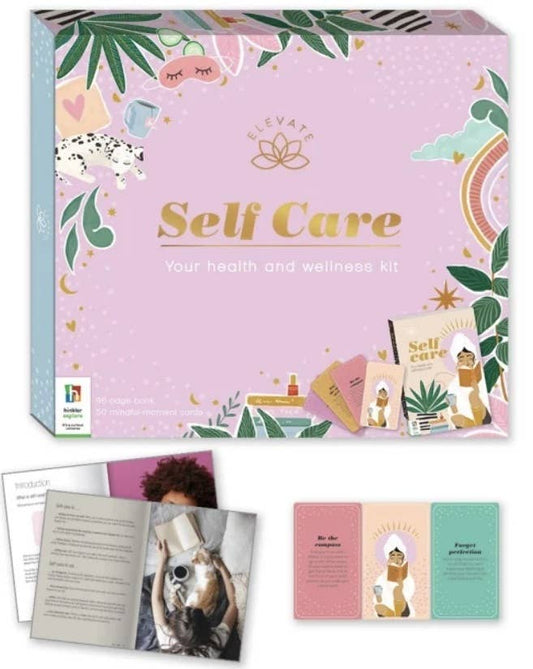 Self Care Kit | Your Health and Wellness Kit (Mindfulness Card Deck + Book) - Spiral Circle