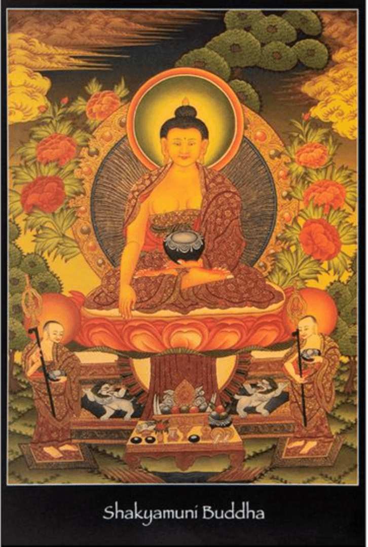 Shakyamuni Buddha | Altar Card - Spiral Circle
