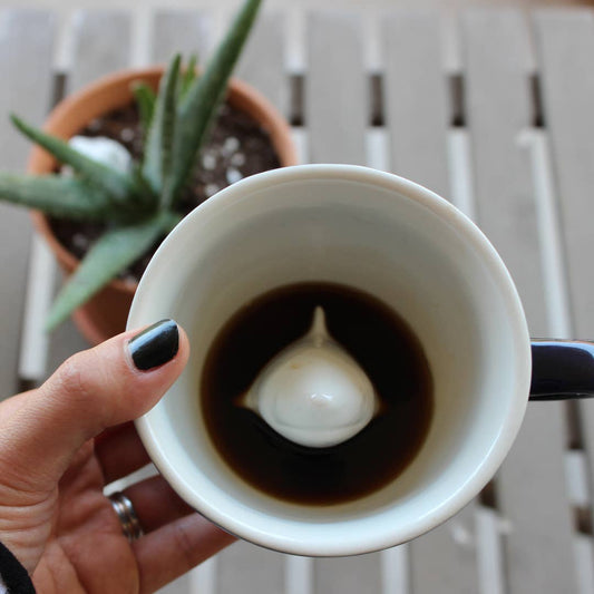 Shark 11 oz.mug by Creature Cups | Deep Blue - Spiral Circle