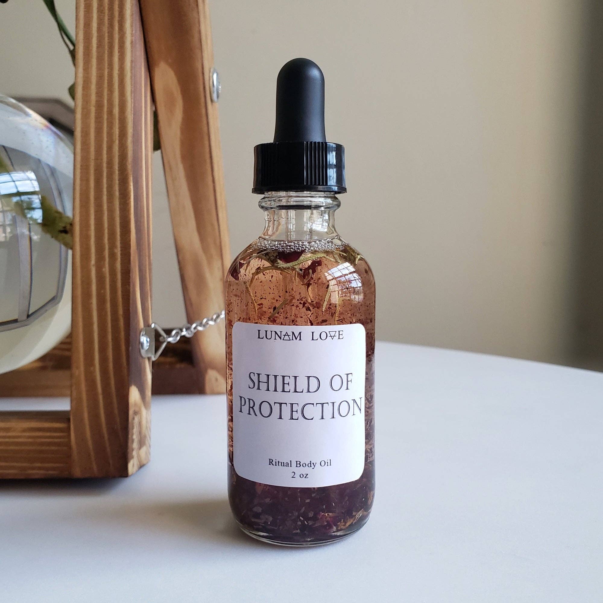 Shield of Protection Body Oil - Spiral Circle