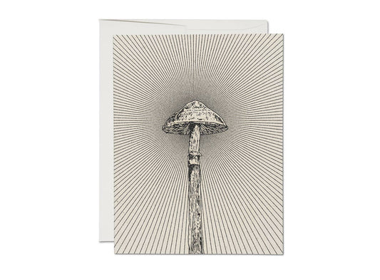 Shroom Greeting Card - Spiral Circle