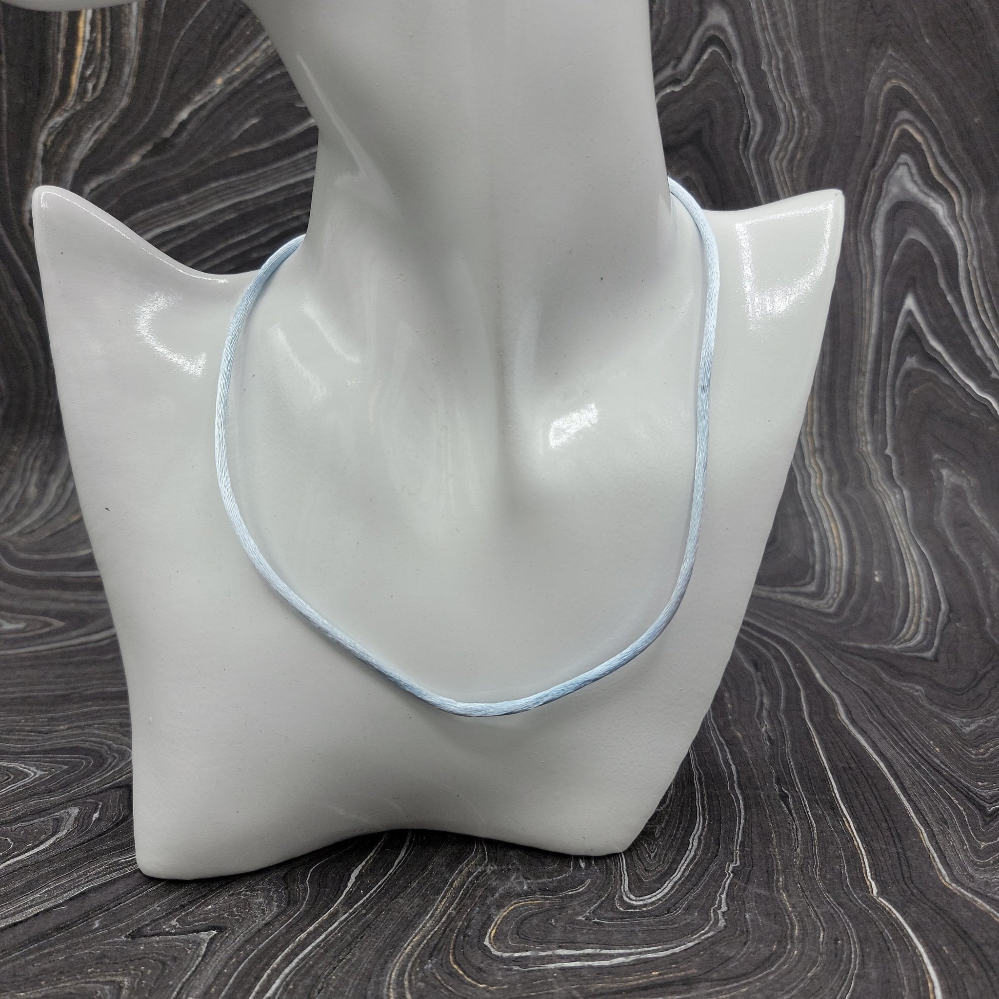 Silk Necklace | 18" - Spiral Circle