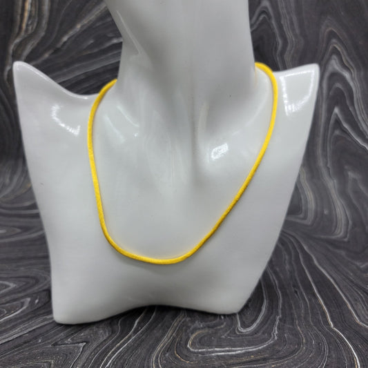 Silk Necklace | 18" - Spiral Circle