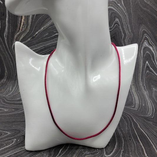 Silk Necklace | 18" - Spiral Circle