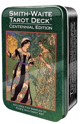 Smith-Waite Centennial Tarot Deck in a Tin - Spiral Circle