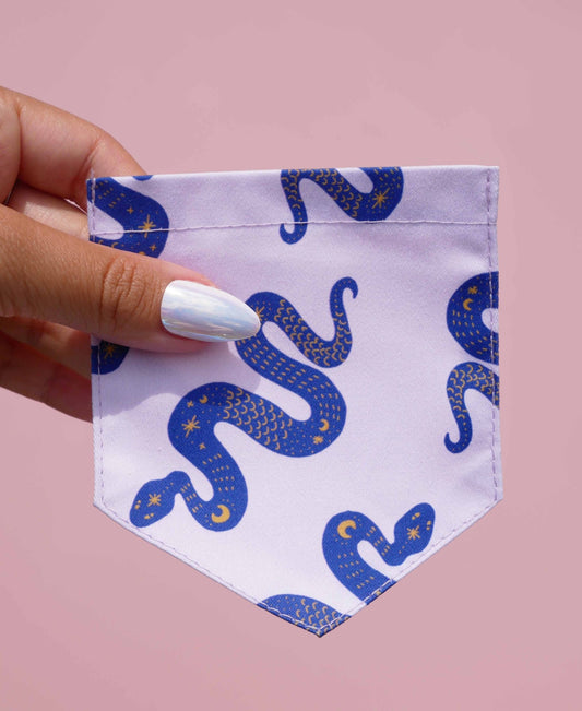 Snake Iron-On Pocket - Spiral Circle