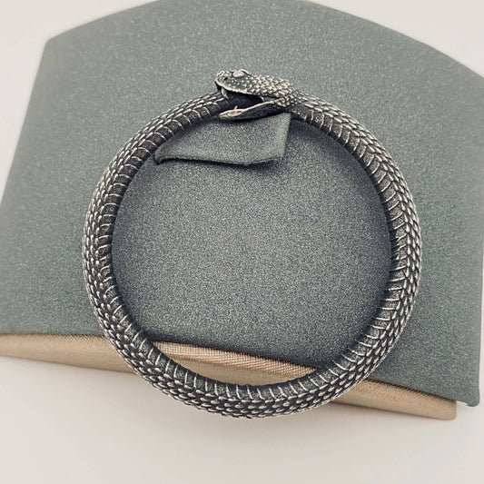 Snake-shaped Stainless Steel Pendants - Spiral Circle