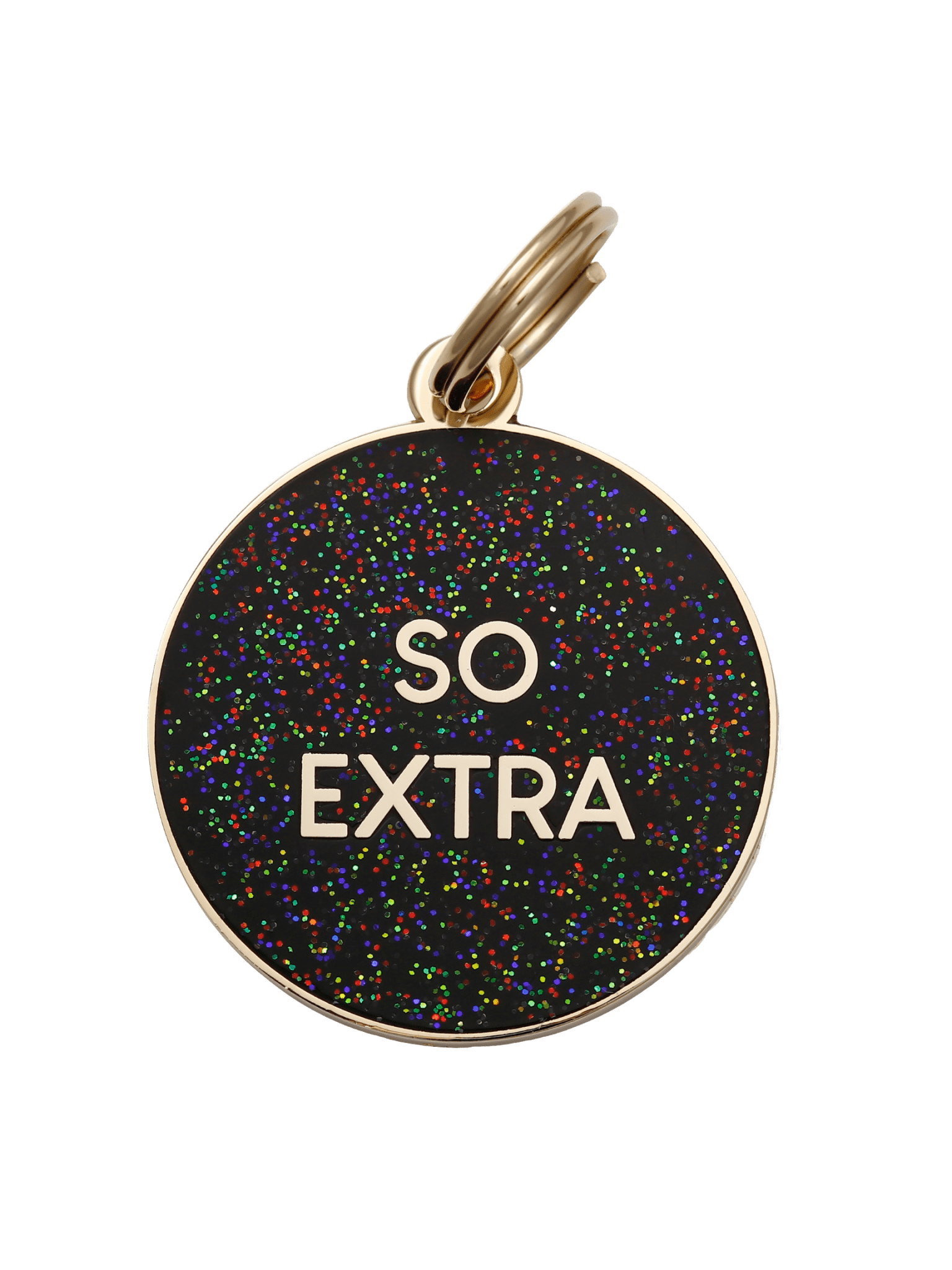 So Extra Pet ID Tag - Spiral Circle