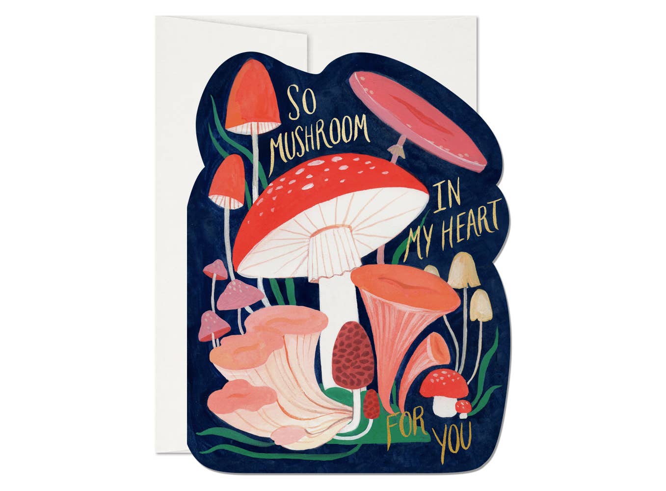 So Mushroom | Love Greeting Card - Spiral Circle